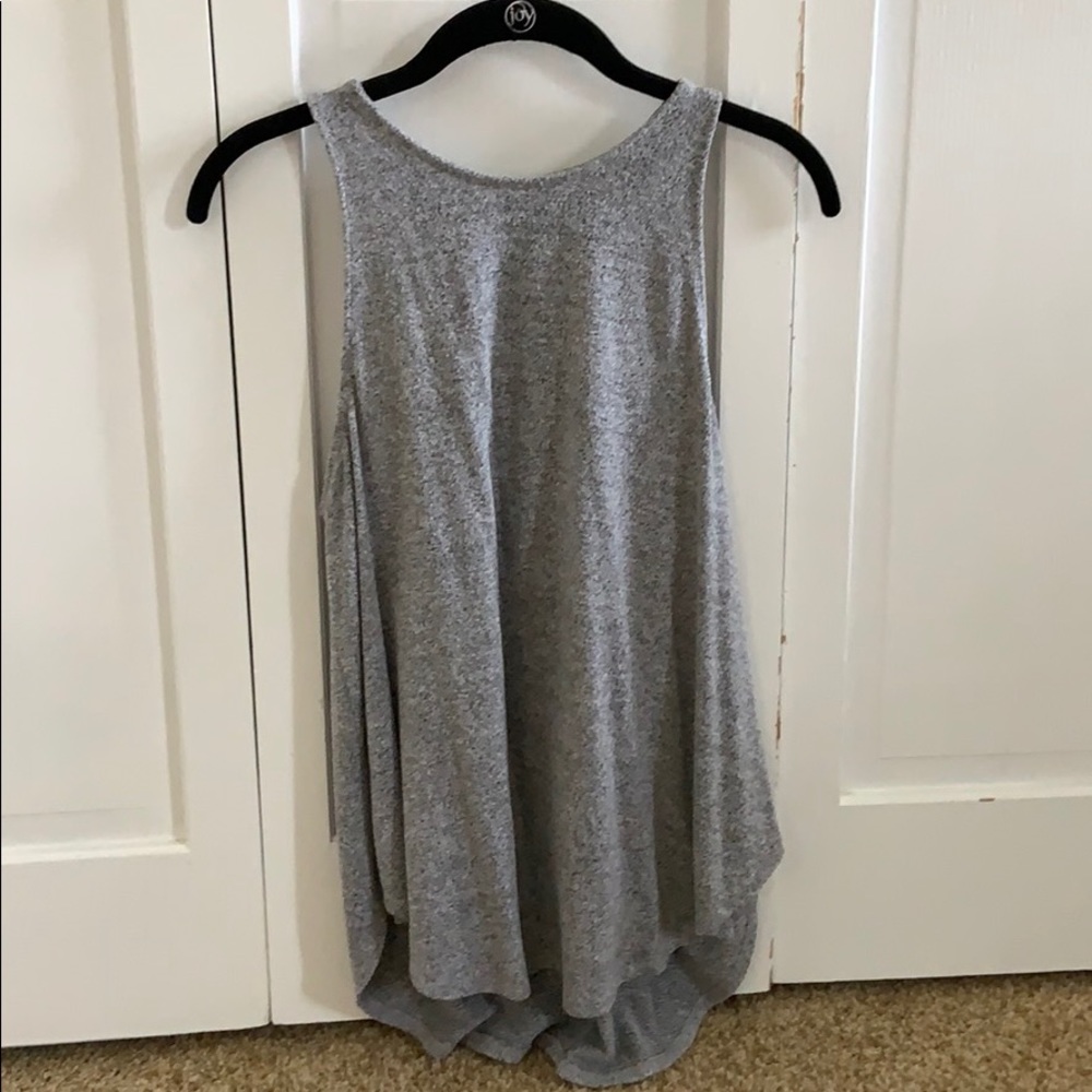 Abercrombie & Fitch Highneck Soft Gray Tank Top